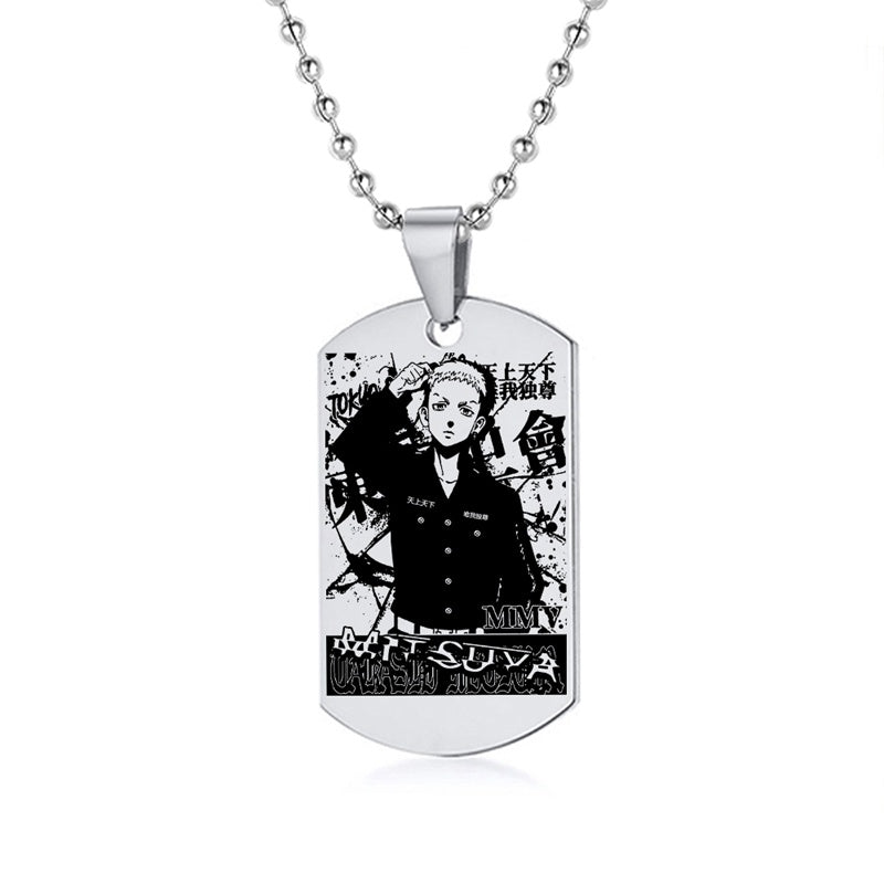 Tokyo Revengers Stainless Steel Dog Tag Necklace