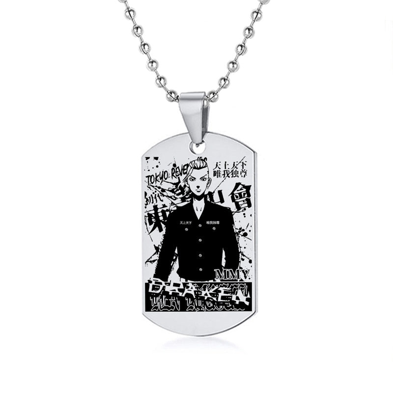 Tokyo Revengers Stainless Steel Dog Tag Necklace