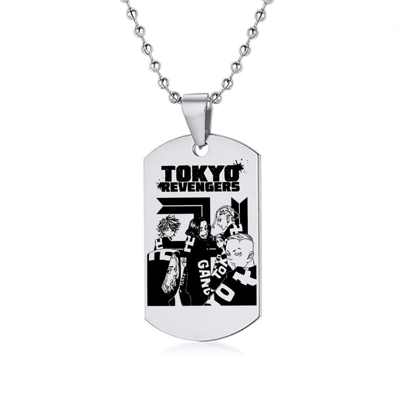 Tokyo Revengers Stainless Steel Dog Tag Necklace