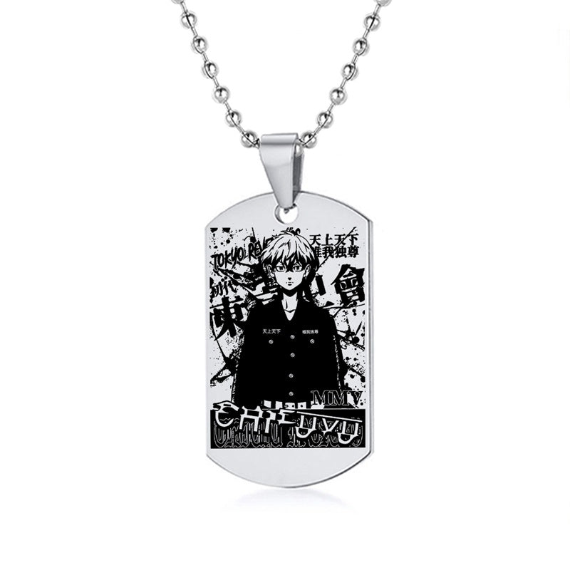 Tokyo Revengers Stainless Steel Dog Tag Necklace