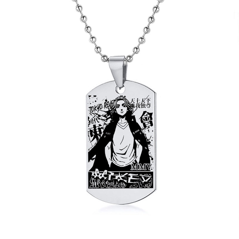 Tokyo Revengers Stainless Steel Dog Tag Necklace