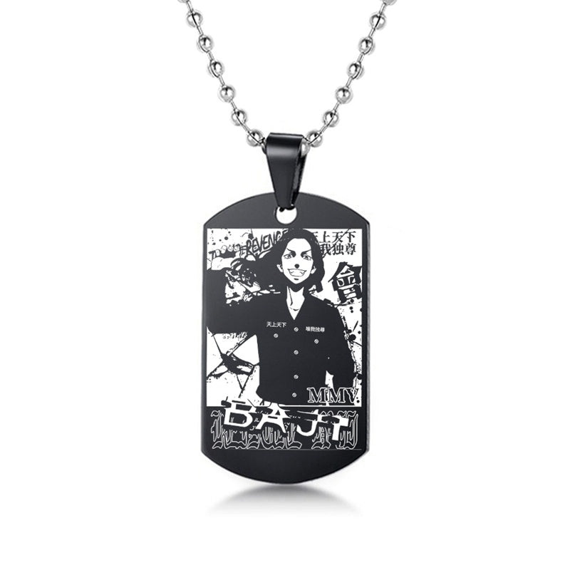 Tokyo Revengers Stainless Steel Dog Tag Necklace