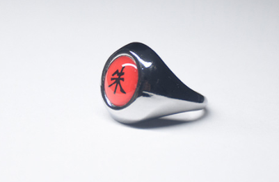 Naruto Shippuden Akatsuki Symbol Ring Set