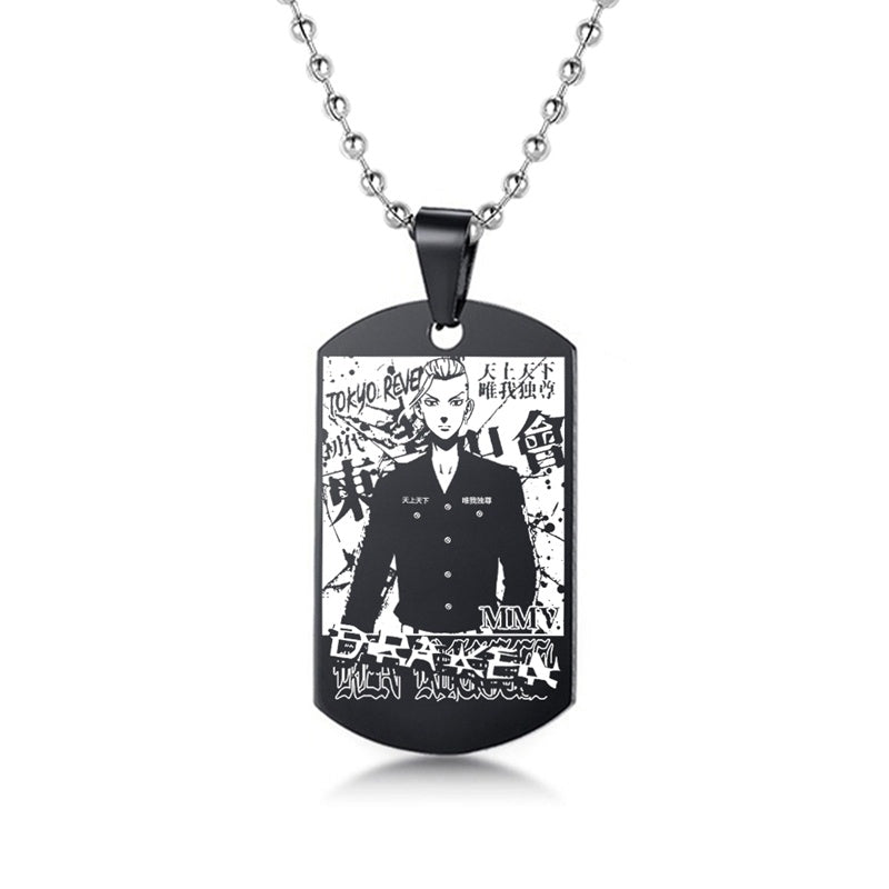 Tokyo Revengers Stainless Steel Dog Tag Necklace