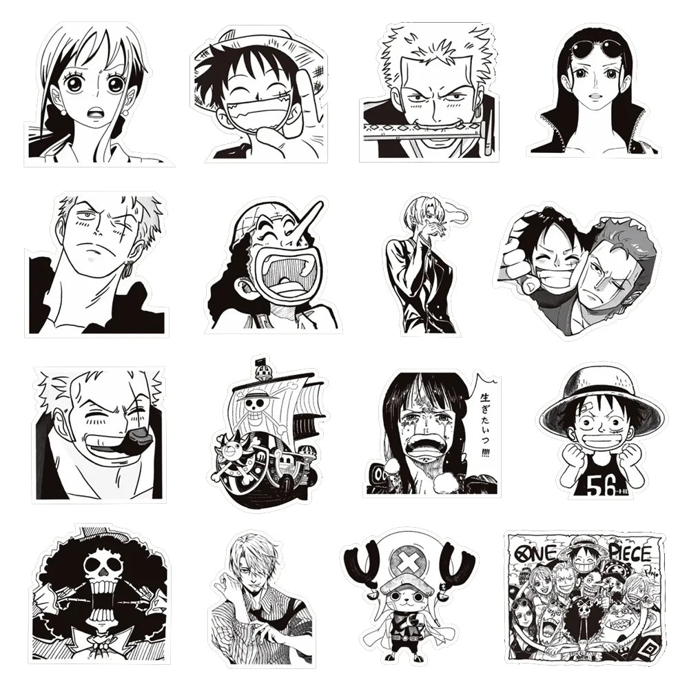 One Piece Anime Sticker Set