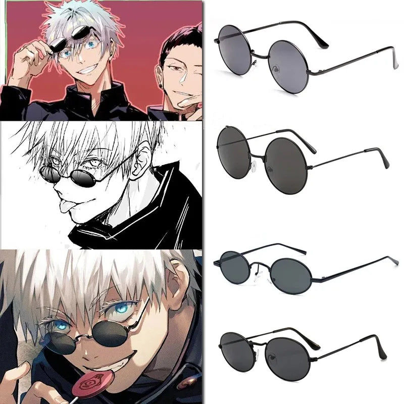 Jujutsu Kaisen cosplay glasses,
Gojo Satoru glasses,
Jujutsu Kaisen Gojo cosplay,
Anime glasses cosplay,
Satoru Gojo blindfold glasses,
Jujutsu Kaisen character glasses,
Gojo Satoru costume accessories,
Jujutsu Kaisen cosplay props,
Satoru Gojo eye patch glasses,
Jujutsu Kaisen fandom glasses,
