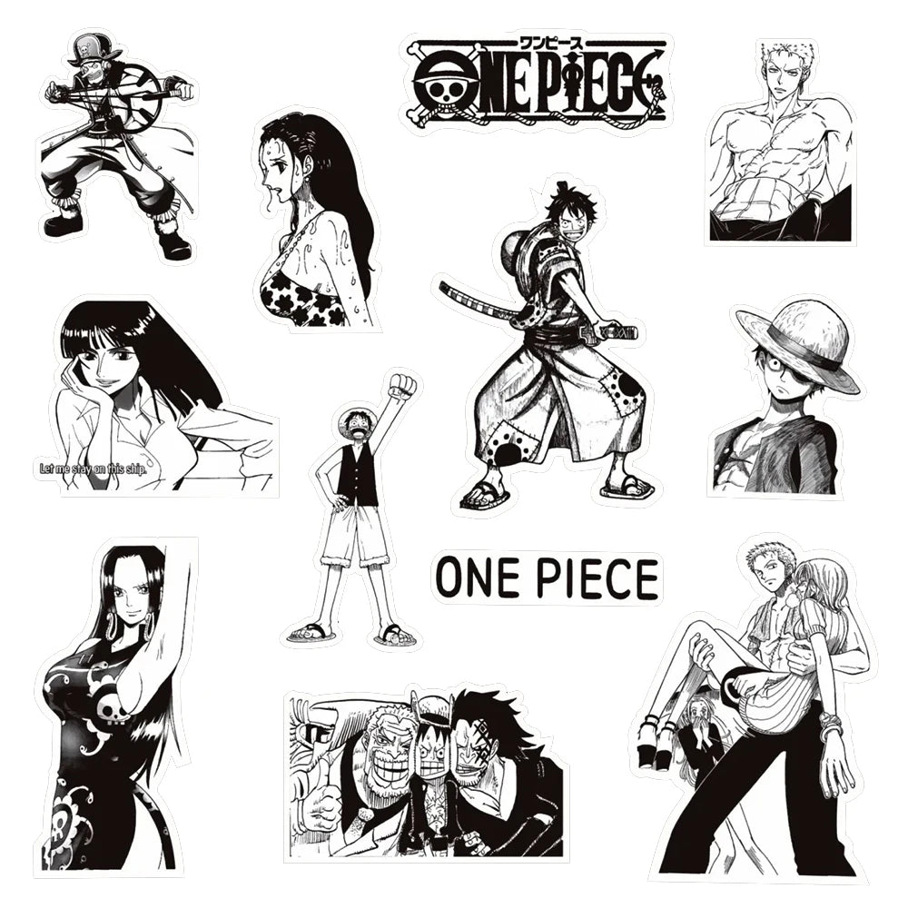 One Piece Anime Sticker Set