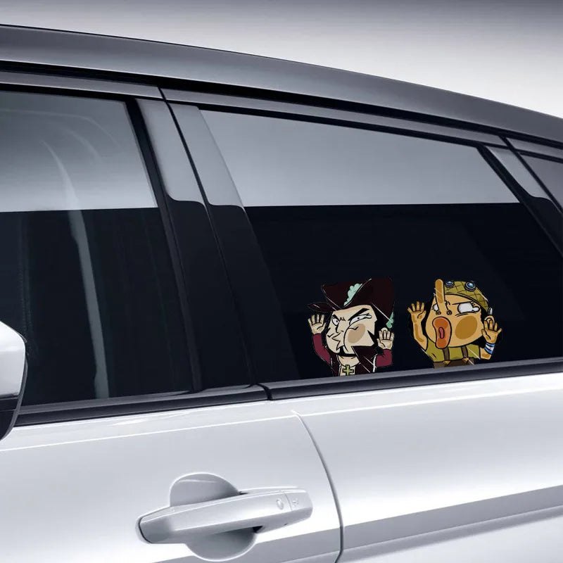 One Piece Anime Peeking Vinyl Sticker