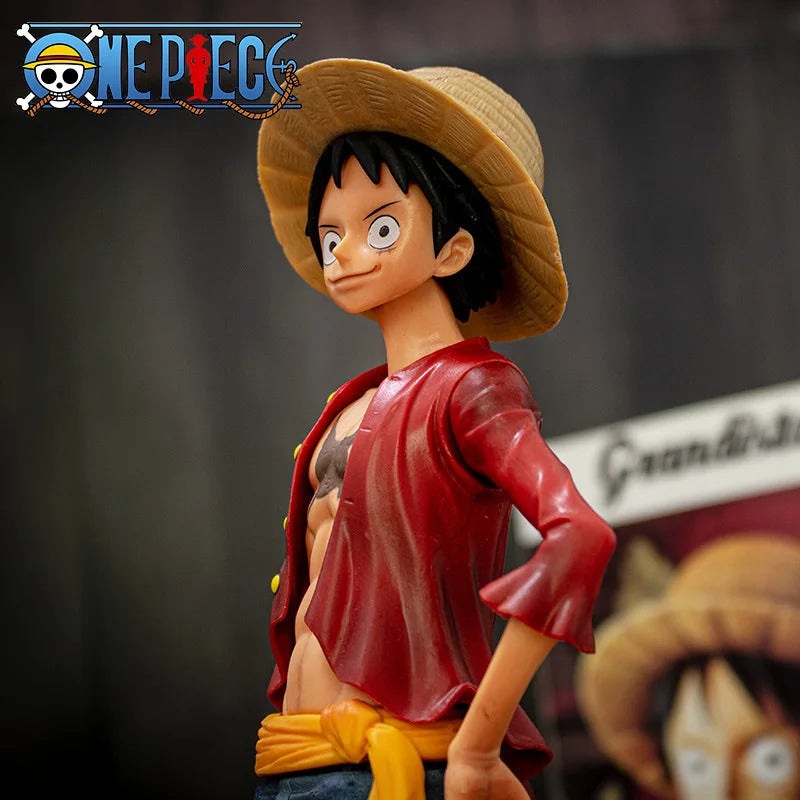 One Piece Figure: Confident Smiley Luffy- Three Form Face Changing Model Kit