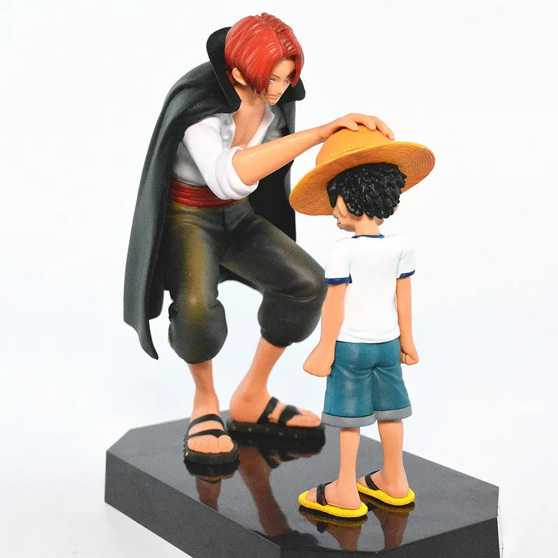 One Piece Anime Figure: Shanks Passes Hat to Luffy