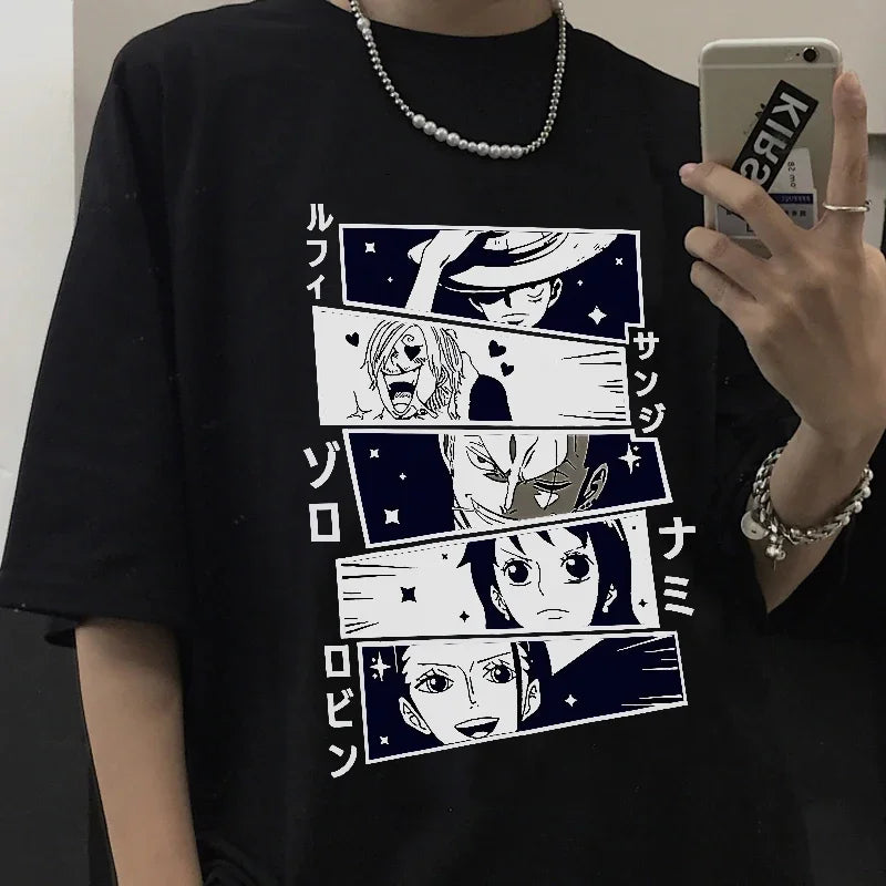 One Piece Crew Oversized Tee