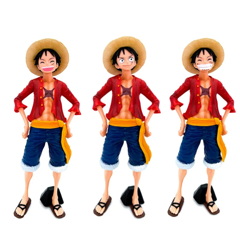 One Piece Figure: Confident Smiley Luffy- Three Form Face Changing Model Kit