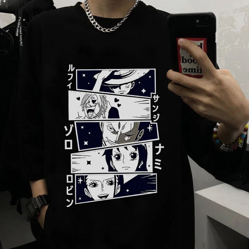 One Piece Crew Oversized Tee