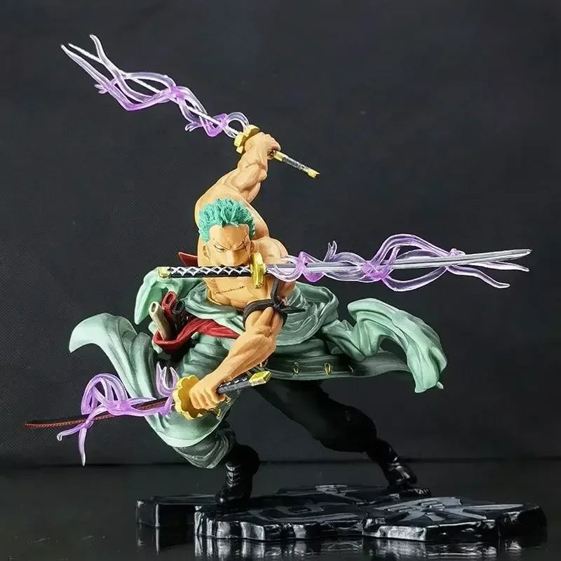 One Piece Zoro Anime Figure - Three-Knife Flow