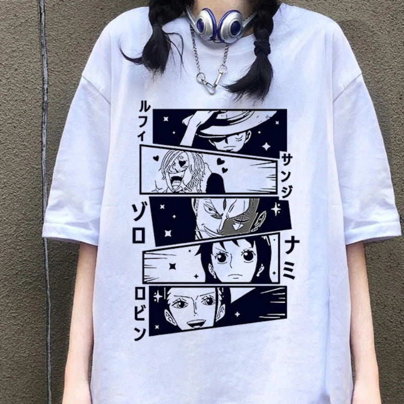 One Piece Crew Oversized Tee