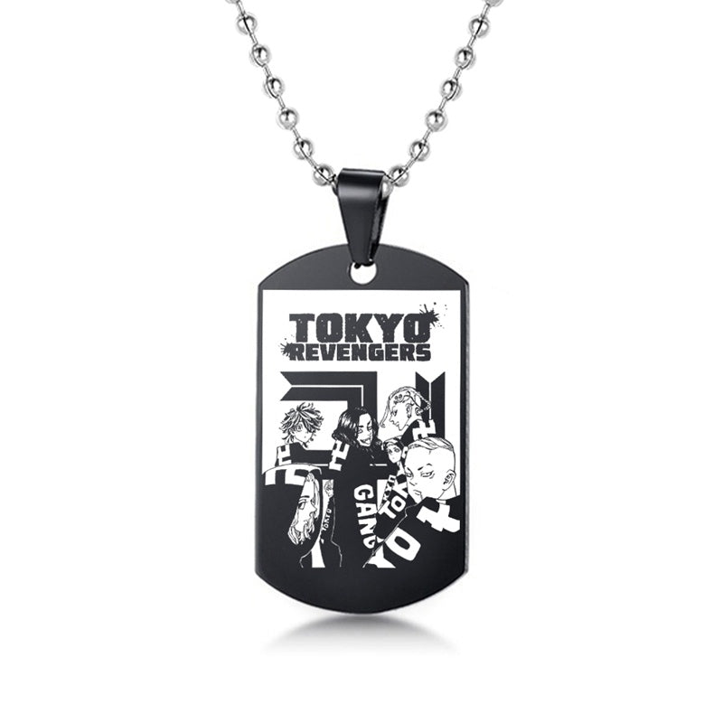 Tokyo Revengers Stainless Steel Dog Tag Necklace