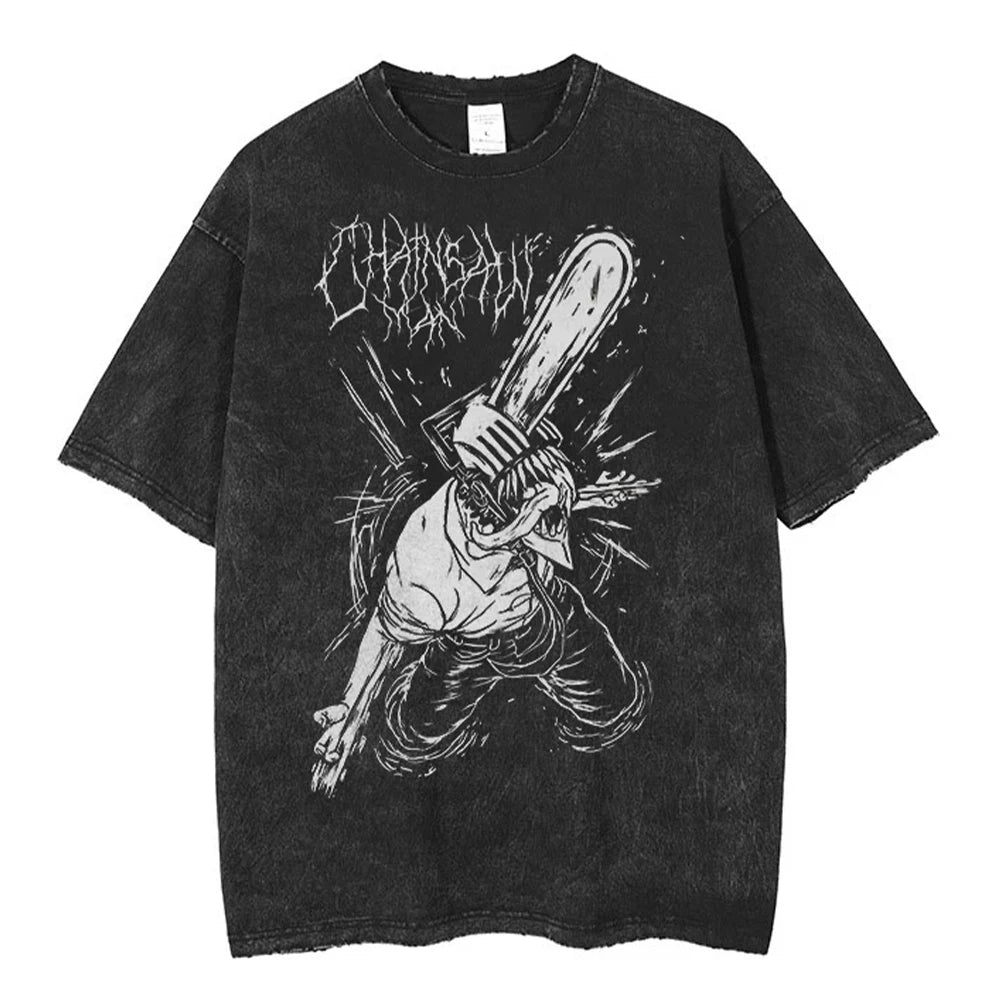 Chainsaw Man t-shirt,
Acid wash t-shirt,
Oversized Chainsaw Man shirt,
Chainsaw Man merchandise,
Anime t-shirt,
Manga t-shirt,
Chainsaw Man apparel,
Oversized anime t-shirt,
Chainsaw Man clothing,
Acid wash graphic tee,
