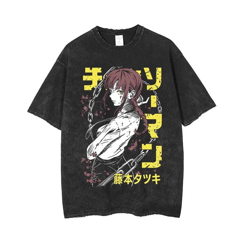 Chainsaw Man t-shirt,
Acid wash t-shirt,
Oversized Chainsaw Man shirt,
Chainsaw Man merchandise,
Anime t-shirt,
Manga t-shirt,
Chainsaw Man apparel,
Oversized anime t-shirt,
Chainsaw Man clothing,
Acid wash graphic tee,
