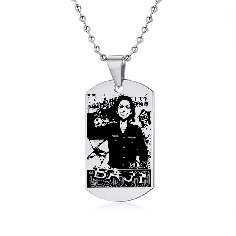 Tokyo Revengers Stainless Steel Dog Tag Necklace